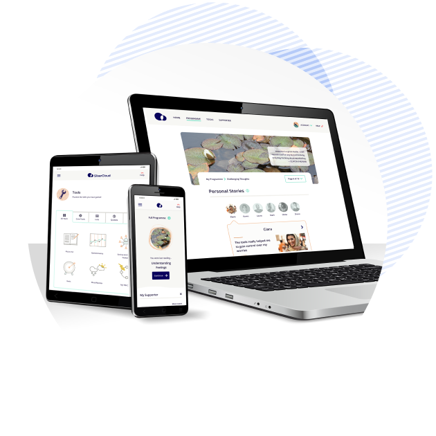 silvercloud platform on different devices
