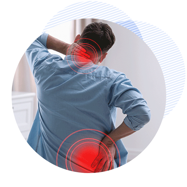 man with chronic pain