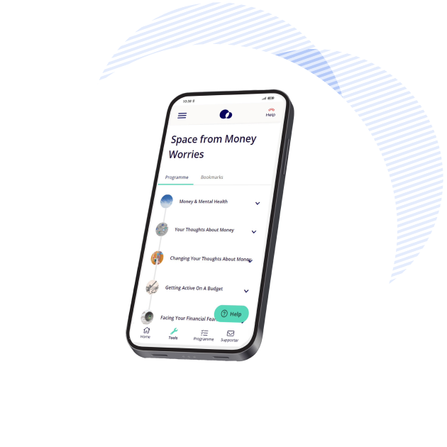 phone with SilverCloud platform