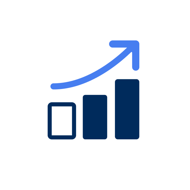 graph showing upwards trend